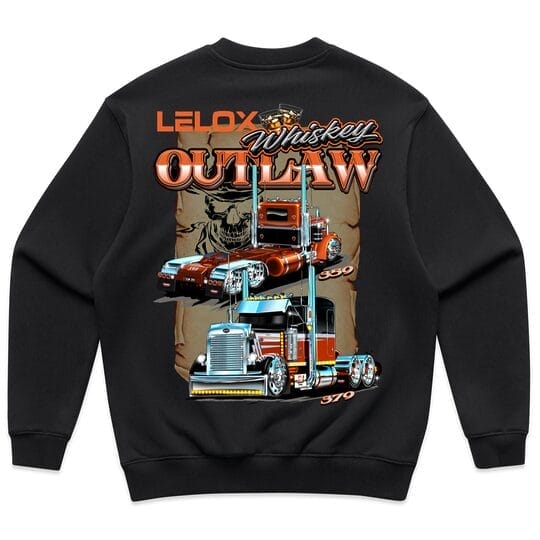 ADULTS WHISKEY OUTLAW (PETERBILT) CREWNECK JUMPER