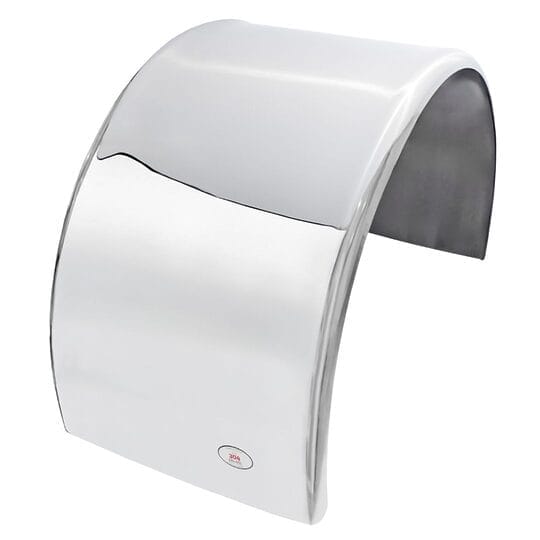 304 grade no.8 mirror finish Signature Series Mudguard 1.5mm - 200mm Wrap