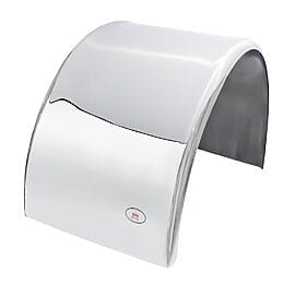 304 grade no.8 mirror finish Signature Series Mudguard 1.5mm - 250mm Drop One Side